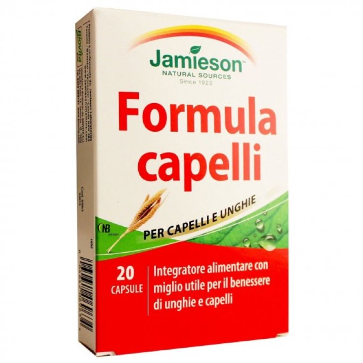 Jamieson Formula Capelli Integratore Alimentare 20 Capsule