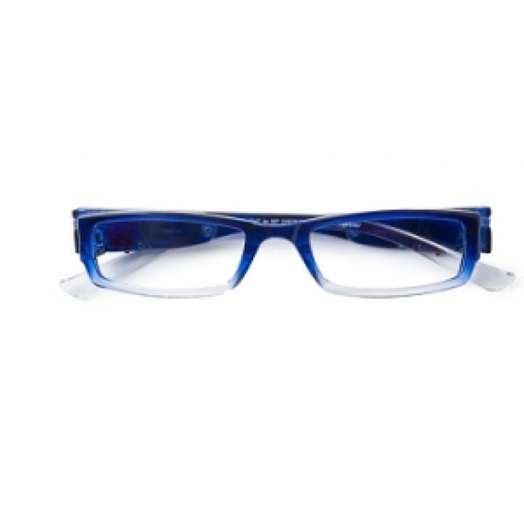 Twins Optical Moonlight Led Occhiale Premontato Colore Blu Diottrie +2,5