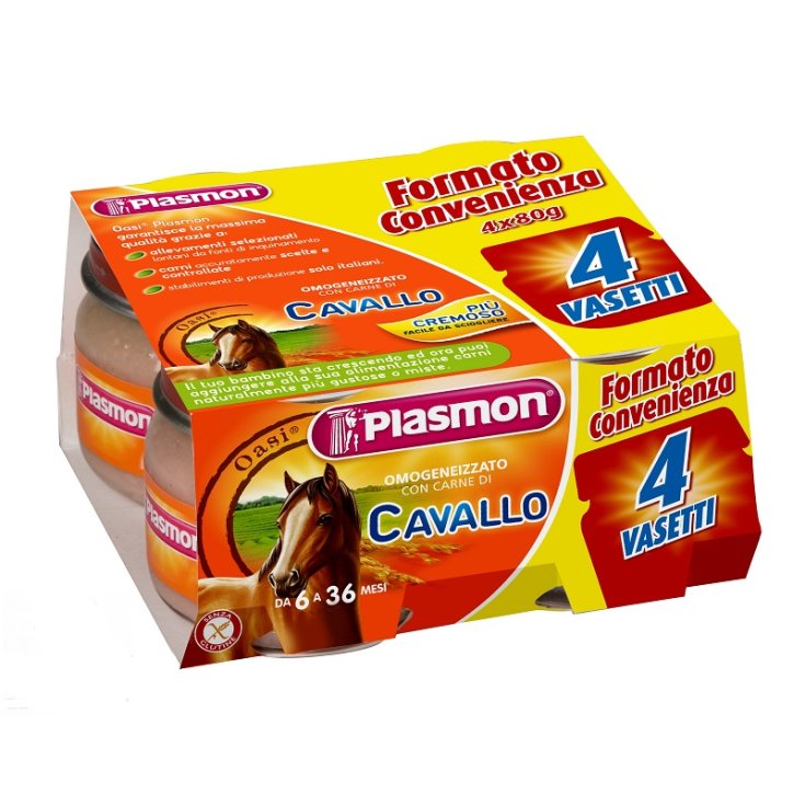 Plasmon Omogeneizzato Di Carne Cavallo 4x80g