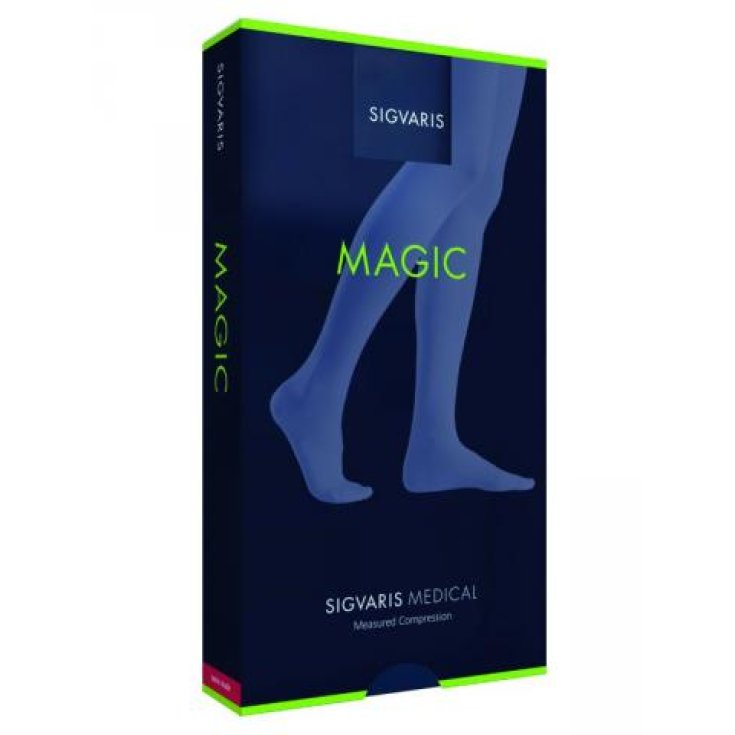 Sigvaris Magic Collant Punta Chiusa Classe di Compressione 2 Colore Skin Taglia XS Lungo