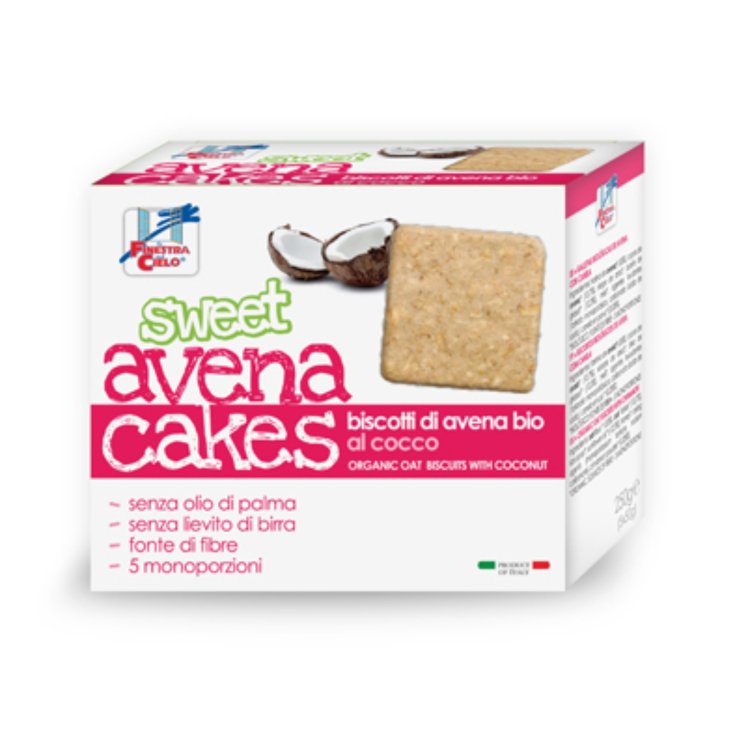 La Finestra Nel Cielo Sweet Avena Cakes Biscotti Avena Al Cocco Biologico 250g