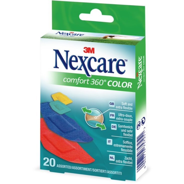 Nexcare Cerotto Comfort 360 Colorati 20 Pezzi