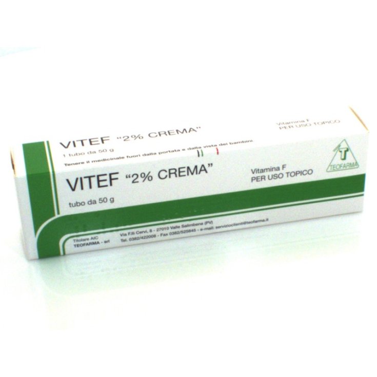 Vitef Cosmetico Crema Elasticizzante A Base Di Vitamina F 50ml
