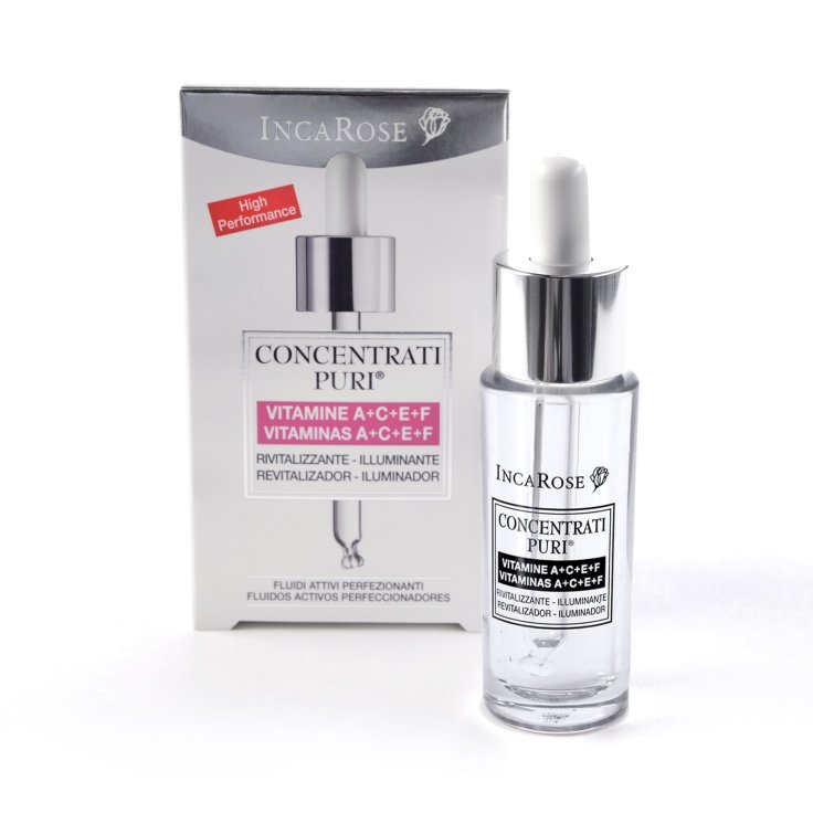 Incarose Concentrati Puri Vitamina A+C+E+F Trattamento Rivitalizzante 15ml