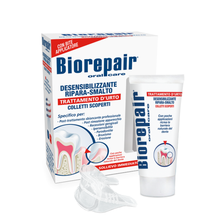 Biorepair Oral Care Desensibilizzante Ripara-Smalto Con Bite Applicatore 50 ml 