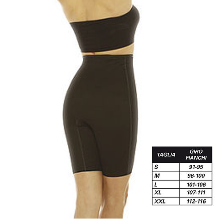 Slimagra Panty Ciclista Nero XL