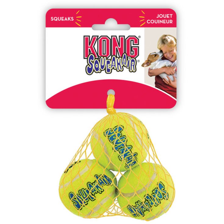 Hunter Dog Toy Kong Squeakair Tennis Balls Misura Xs 3 Pezzi
