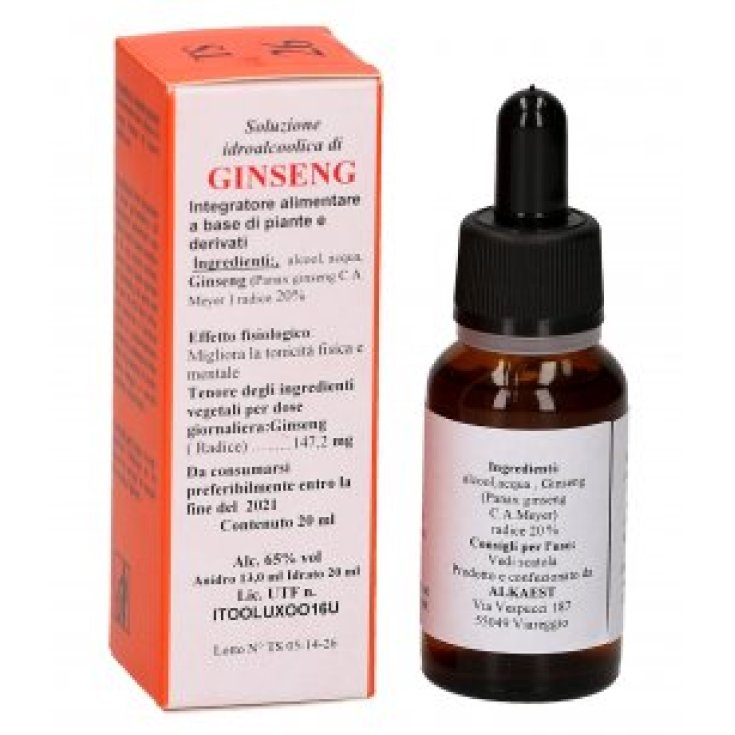 Alkaest Ts26 Ginseng Gocce 20ml