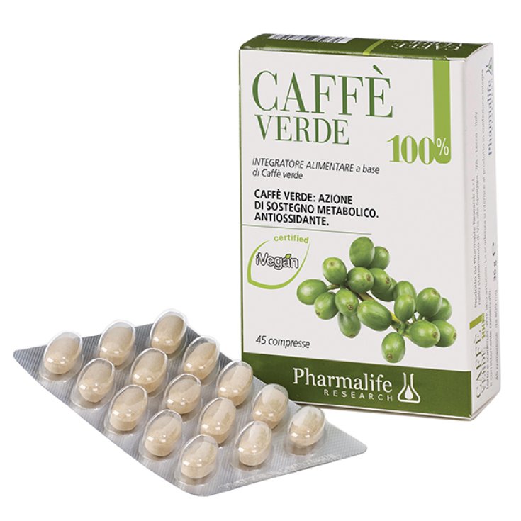 Pharmalife Research Caffè Verde Integratore Alimentare 45 Compresse