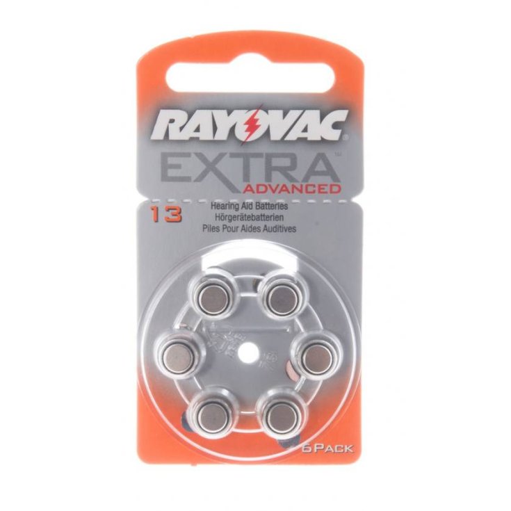 Rayovac Extra Advance Blister Da 6 Batterie Zinco Aria