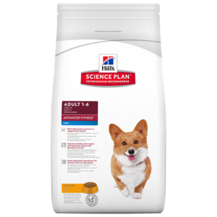 Hill's Science Plan Advanced Fitness Canine Adult Taglia Mini con Pollo 2,5kg