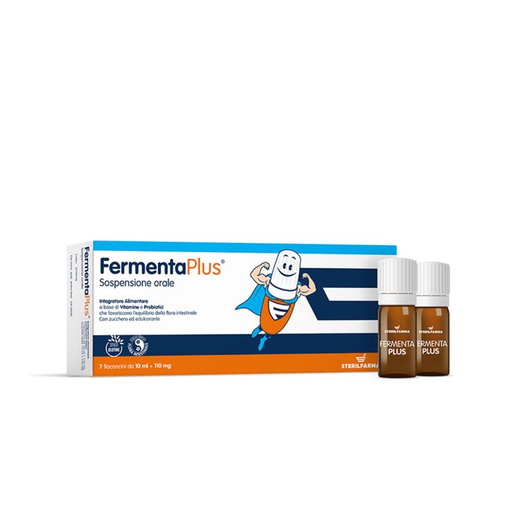 Sterilfarma® FermentaPlus® Sospensione Orale Integratore Alimentare 7 Flaconcini Da 10ml