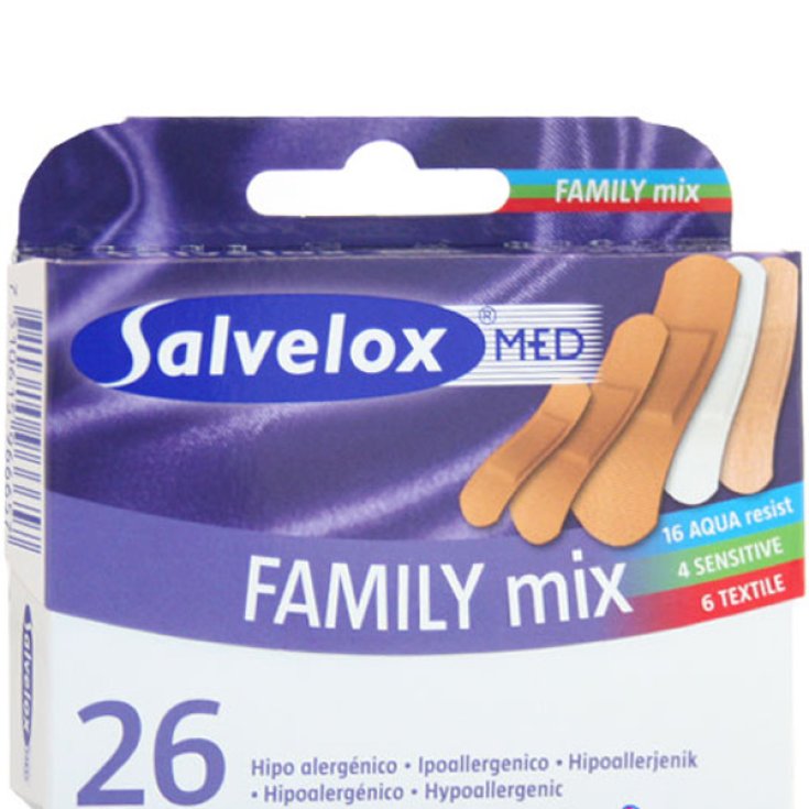 Salvelox Med Family Mix Cerotti Misti Confezione 26 Pezzi