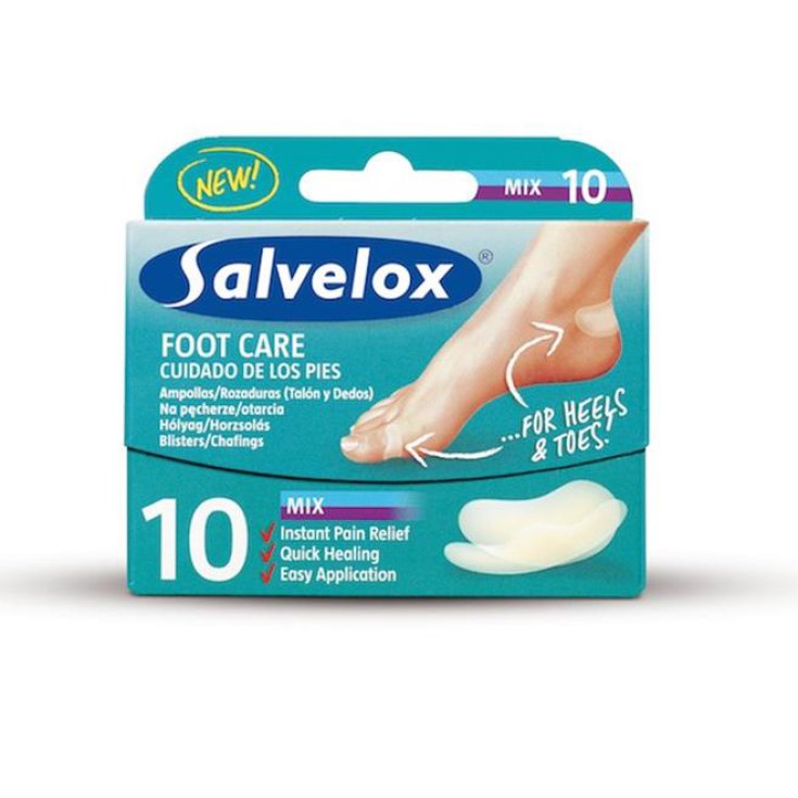 Salvequick Foot Care Mix Blisters 10 Unità