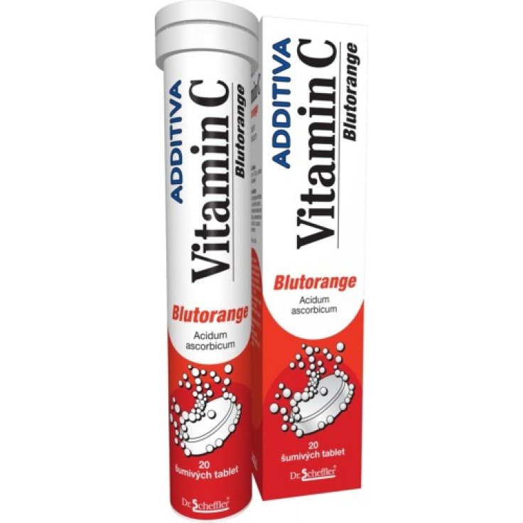 Additiva Vitamina C Arancia Rossa Integratore Alimentare 20 Compresse