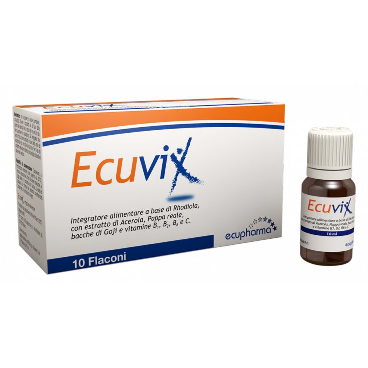 Ecupharma Ecuvix Integratore Alimentare 10 Flaconi Da 10ml