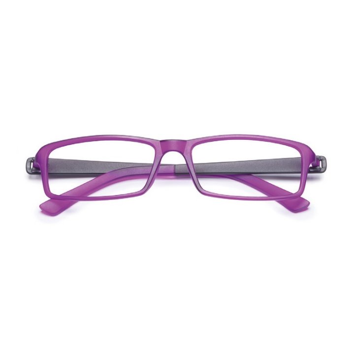 Twins Optical Silver Light Occhiali Da Lettura Colore Viola/Nero Diottria +3,50