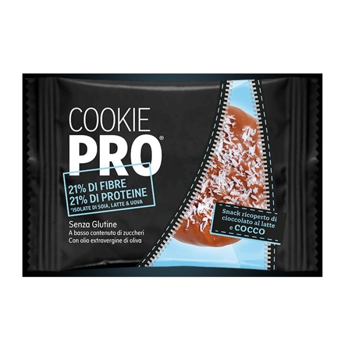 Cookie Pro Snack Cocco Ricoperto di Cioccolato al Latte Monodose 10g