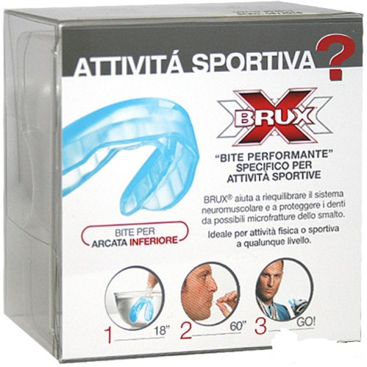 Contenitore porta bite dr. brux notturno diurno custodia scatola + sconto  1€ - Farmacia Spargoli Mario