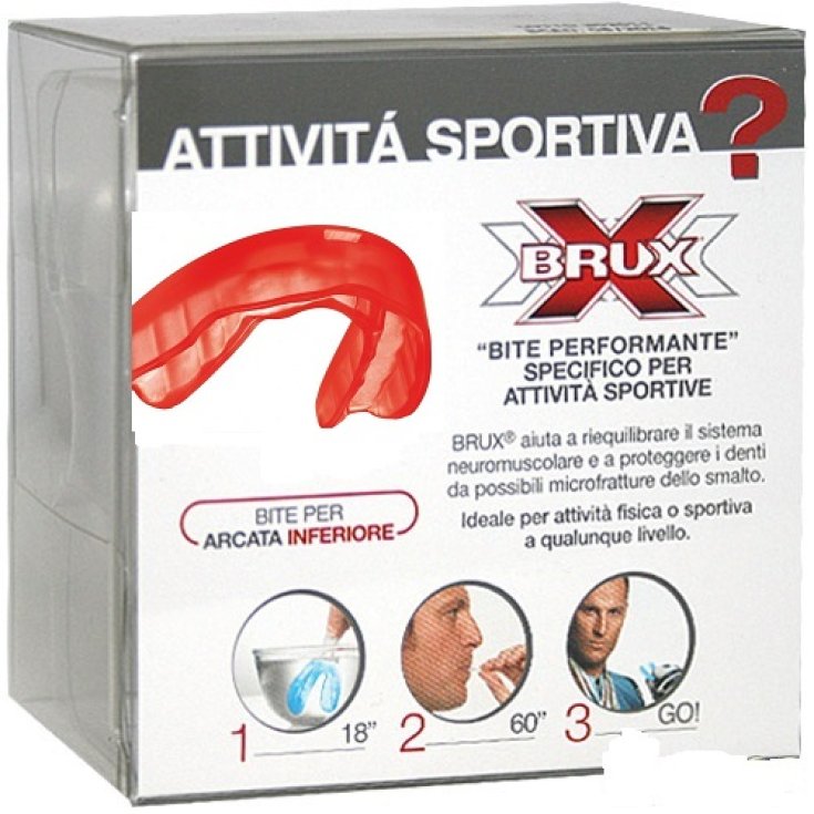 Dr. Brux Bite Sportivo Inferiore Rosso