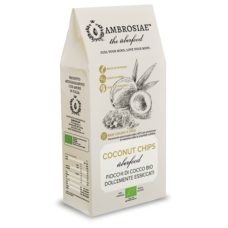 Ambrosiae The Uberfood Coconut Chips Fiocchi Di Cocco Bio 100g