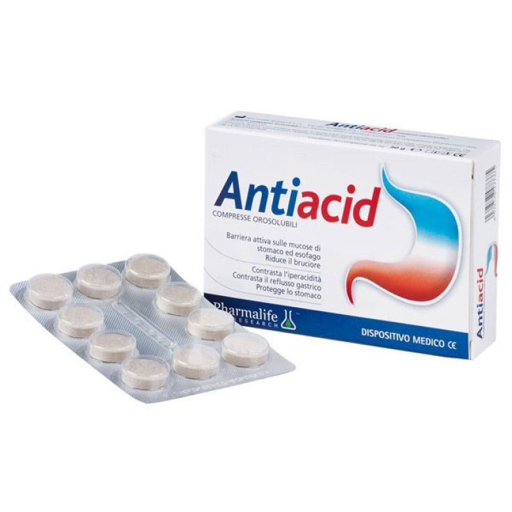 Pharmalife Antiacid Integratore Alimentare 30 Compresse Orosolubili