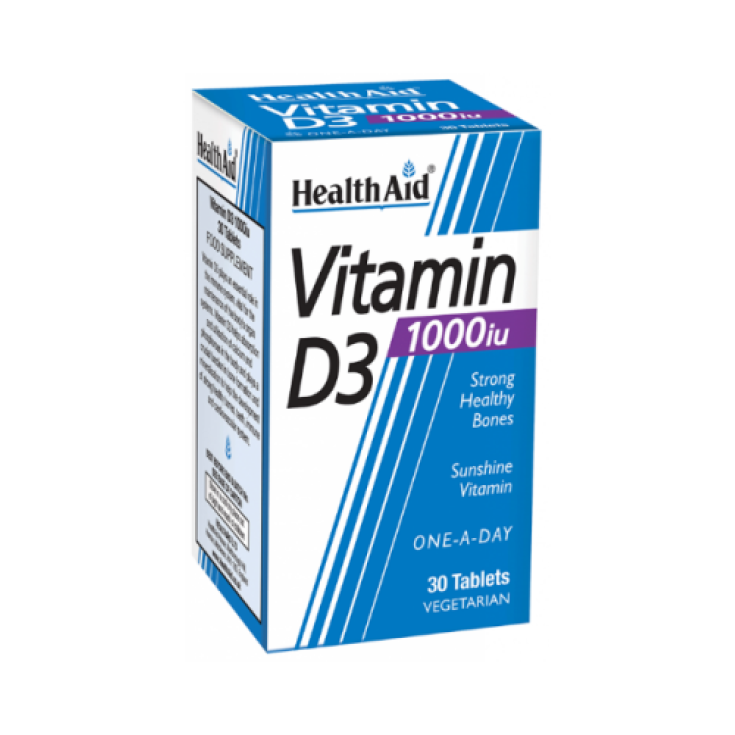 Health Aid Vitamina D3 1,000 Ui 30 Comp