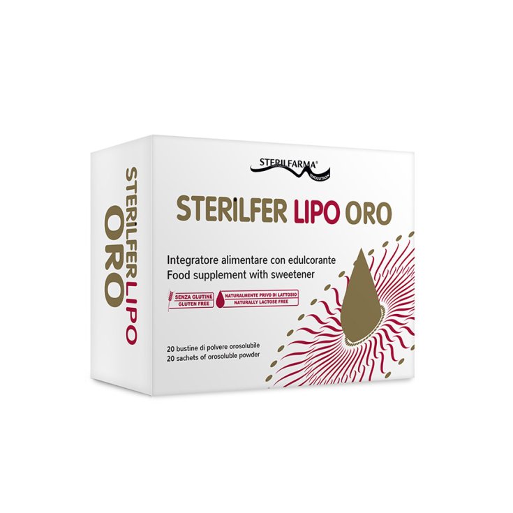 Sterilfarma® Sterilfer® Lipo Oro Integratore Alimentare 20 Bustine