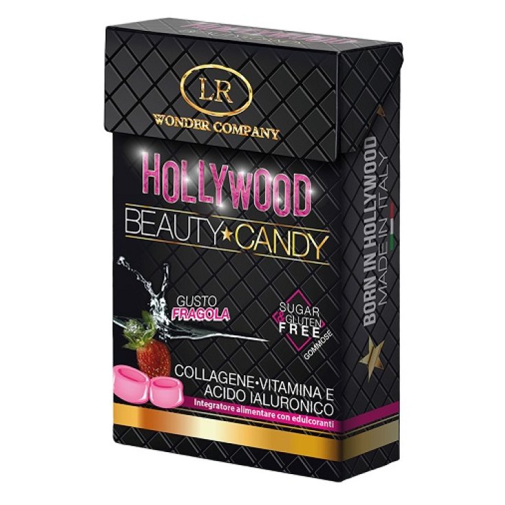 Hollywood Beaut Candy Caramelle Senza Zucchero ne Glutine Gusto Fragola 10 Caramelle