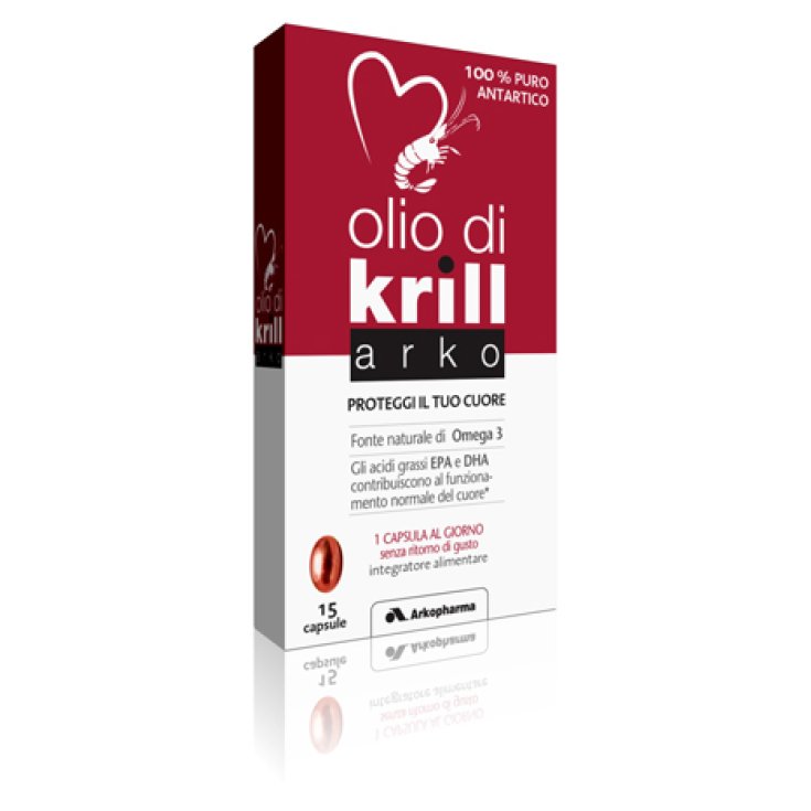 Arkopharma Olio Di Krill Integratore Alimentare 30 Capsule
