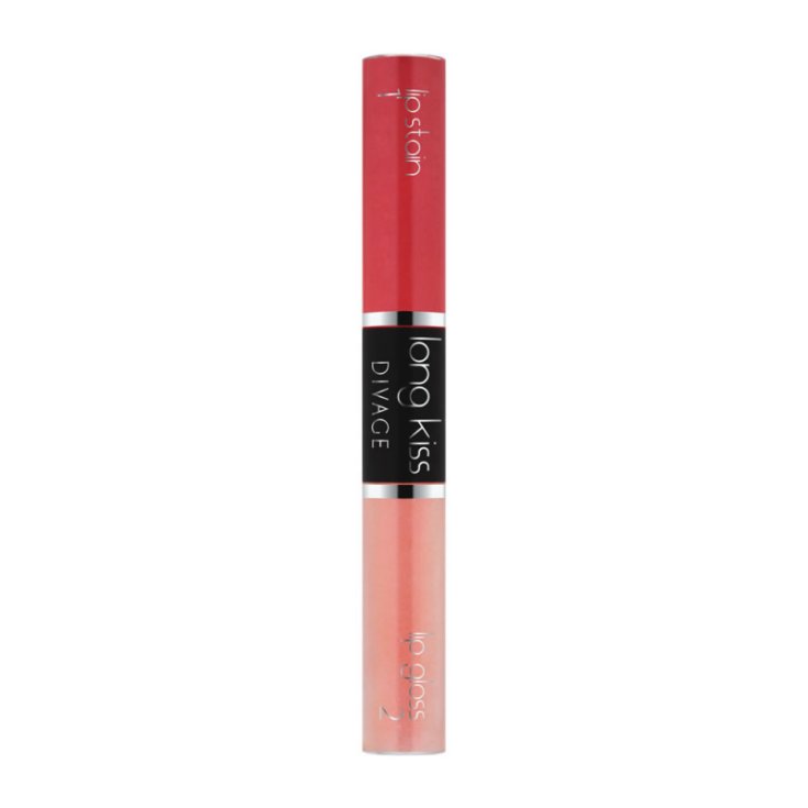 Divage Long Kiss Lipstick 2in1 01 Orange Red