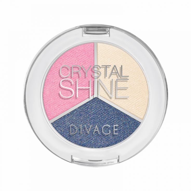 Divage Crystal Shine Ombretto Luminoso 02 Sparkling Rose Champ