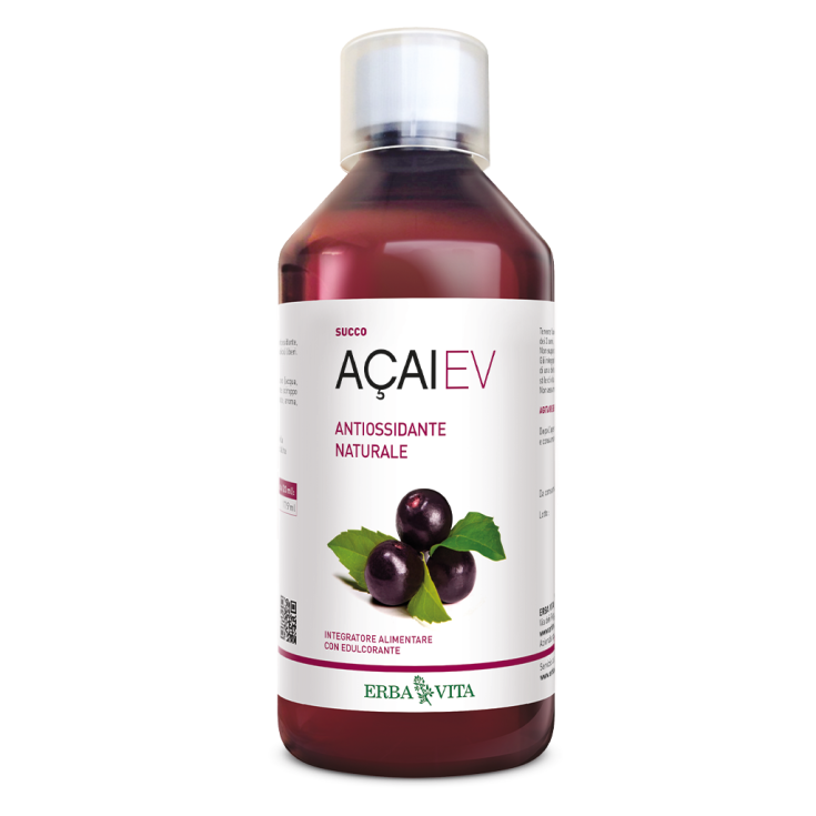 ErbaVita Açai-ev Antiossidante Naturale Integratore Alimentare 500ml
