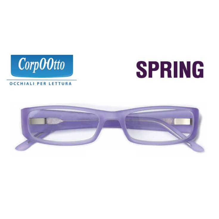 Corpootto C8 Spring Occhiali Da Lettura Colore Purple Diottria +3,00