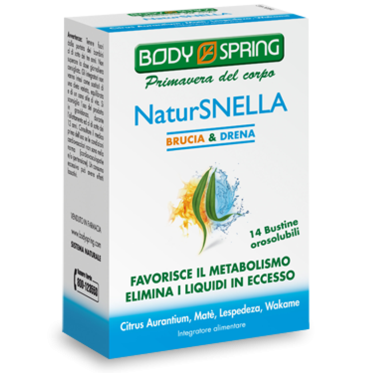 Body Spring NeturSnella Brucia Drena Integratore alimentare 14 Bustine