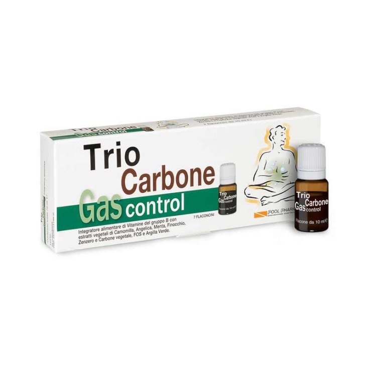 Pool Pharma Triocarbone Gas Control Integratore Alimentare 7 Flaconi Da 10ml