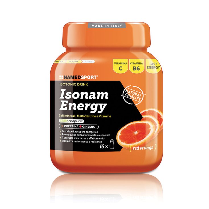 NamedSport Isonam Energy Red Orange Integratore Alimentare Polvere 480g