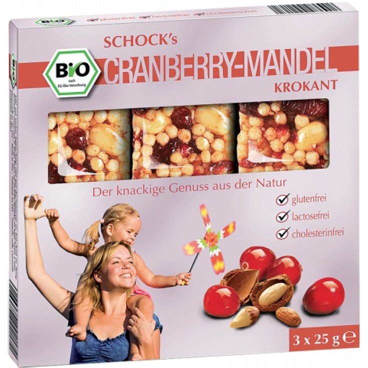 Schock's Barretta Cranberry Mandorle Bio 3x25g