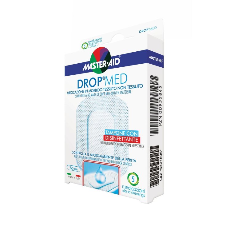 Master-Aid® Drop® Med Medicazione In Morbido Tessuto Non Tessuto 10,5x30 cm 1 Pezzo