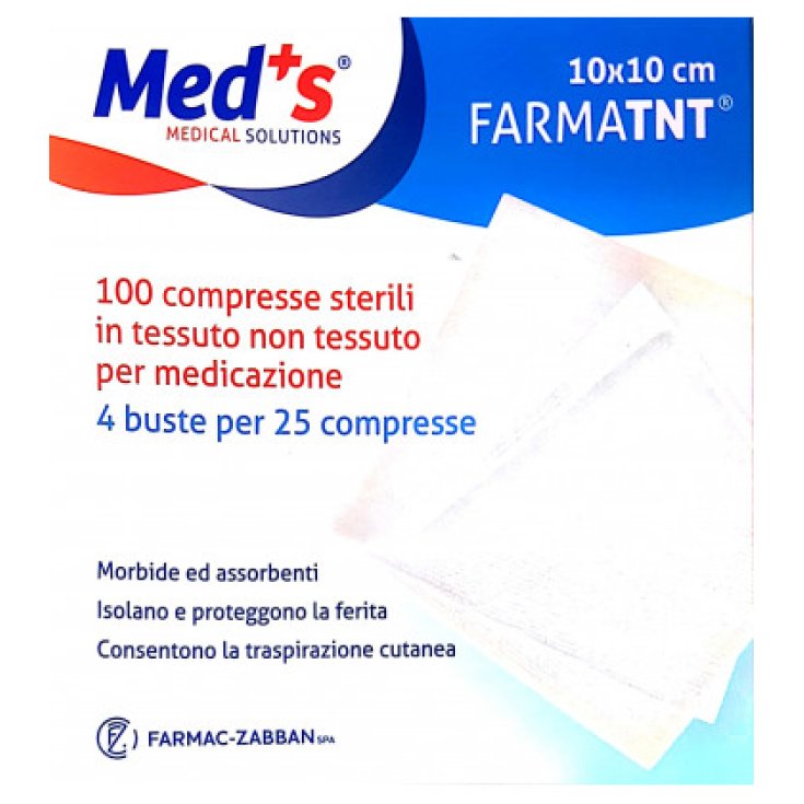 Farmac-Zabban Garza Med's Tnt Sterile 10x10cm 25 Pezzi