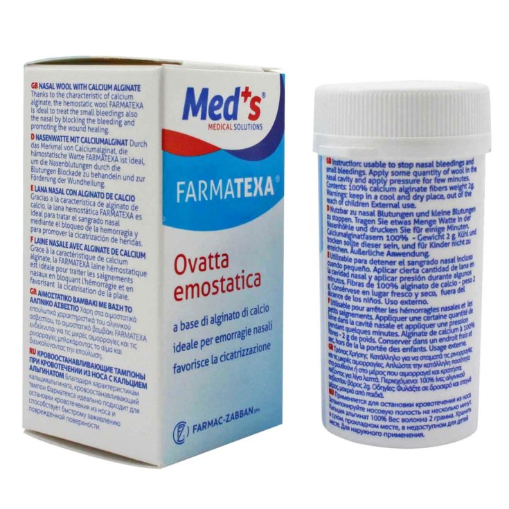 Med's FarmaTexa Ovatta Emostatica 1 Tubo
