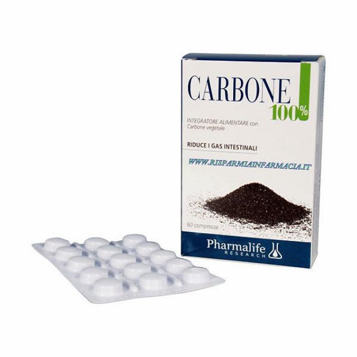 Pharmalife Research Carbone 100% Integratore Alimentare 60 Compresse