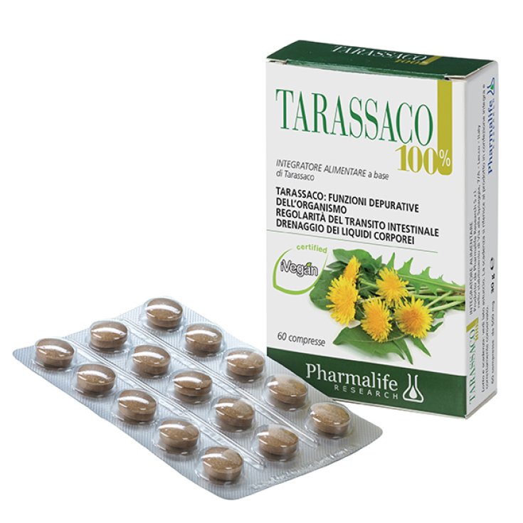 Pharmalife Tarassaco Integratore Alimentare 100% 60 Compresse