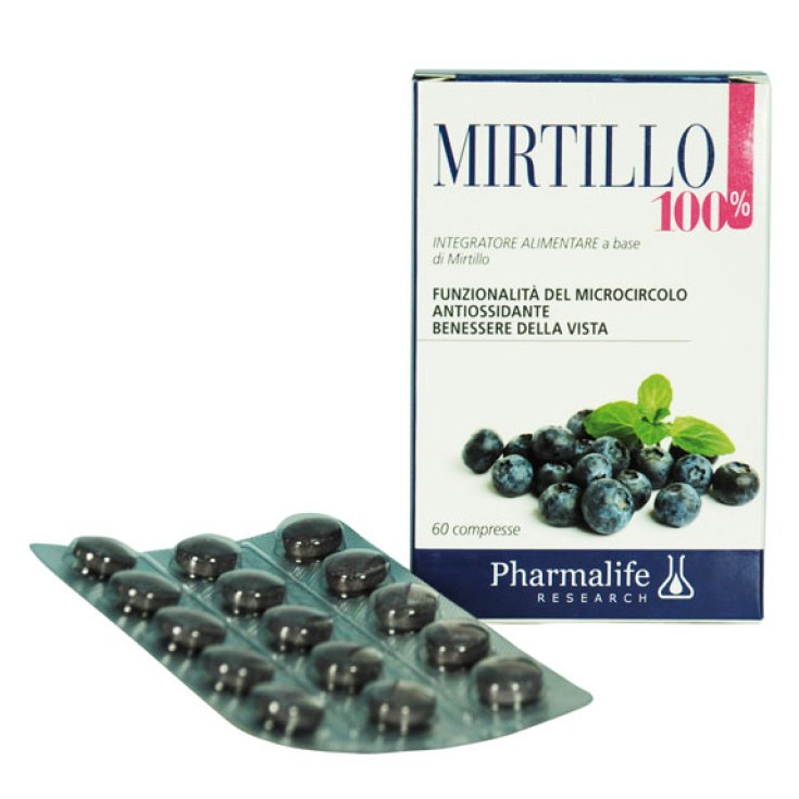 Pharmalife Research Mirtillo 100% Integratore Alimentare 60 Compresse