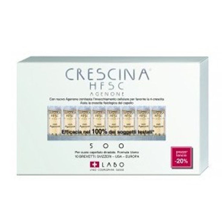 Labo Crescina HFSC Con Agenone Dosaggio 500 Formato Uomo 10 Fiale