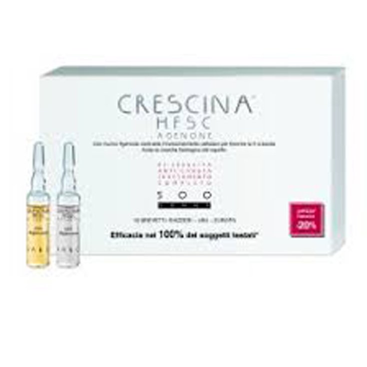 Labo Crescina HFSC Agenone Trattamento Completo Dosaggio 500 Formato Donna 20+20 Fiale