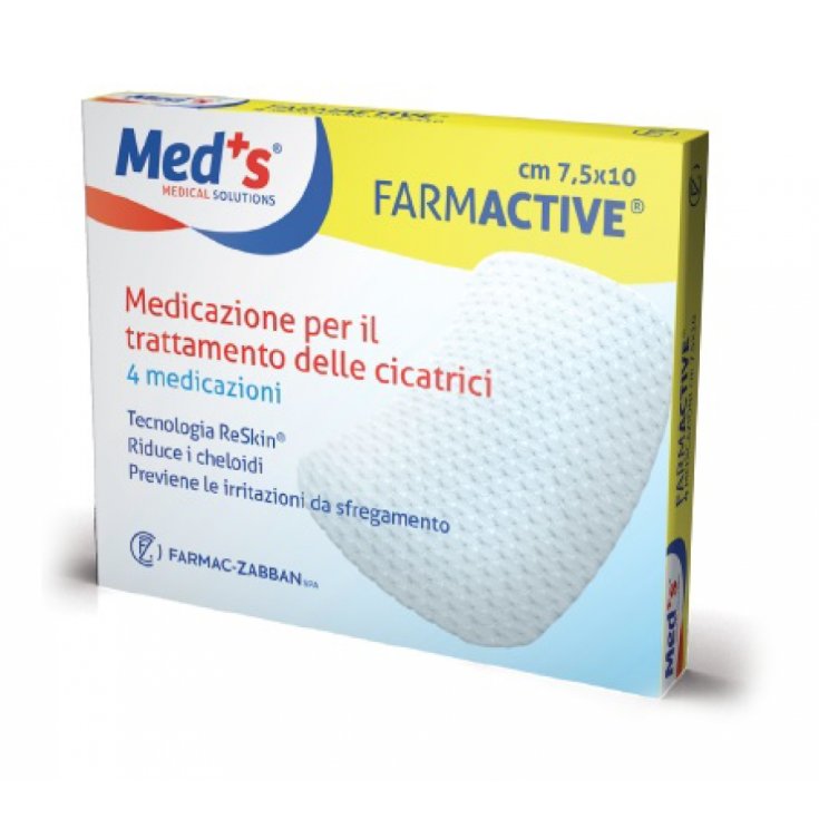 Med's Farmactive Cicatrici 7,5x10 4 Pezzi