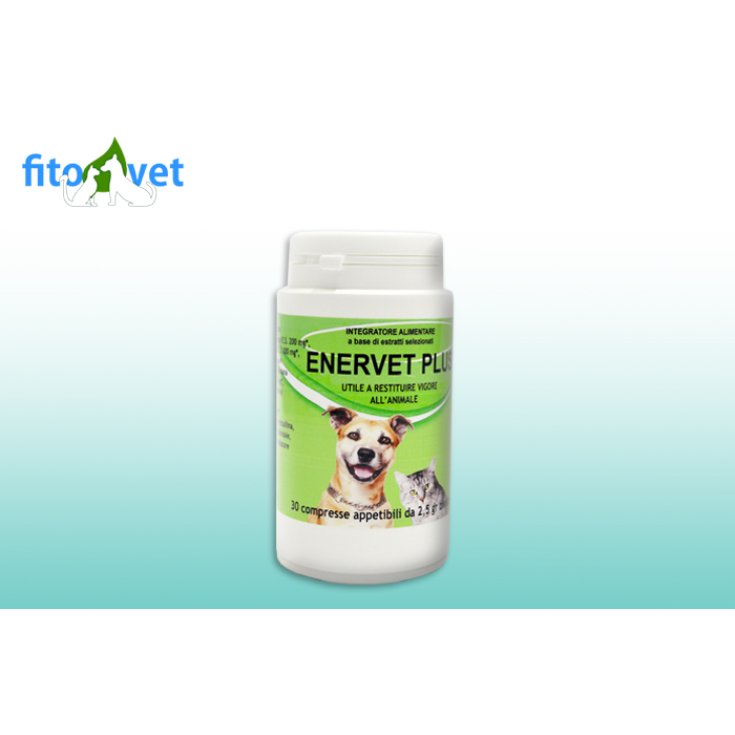 Pharmafit Enervet Integratore Alimentare Per Animali 30 Compresse