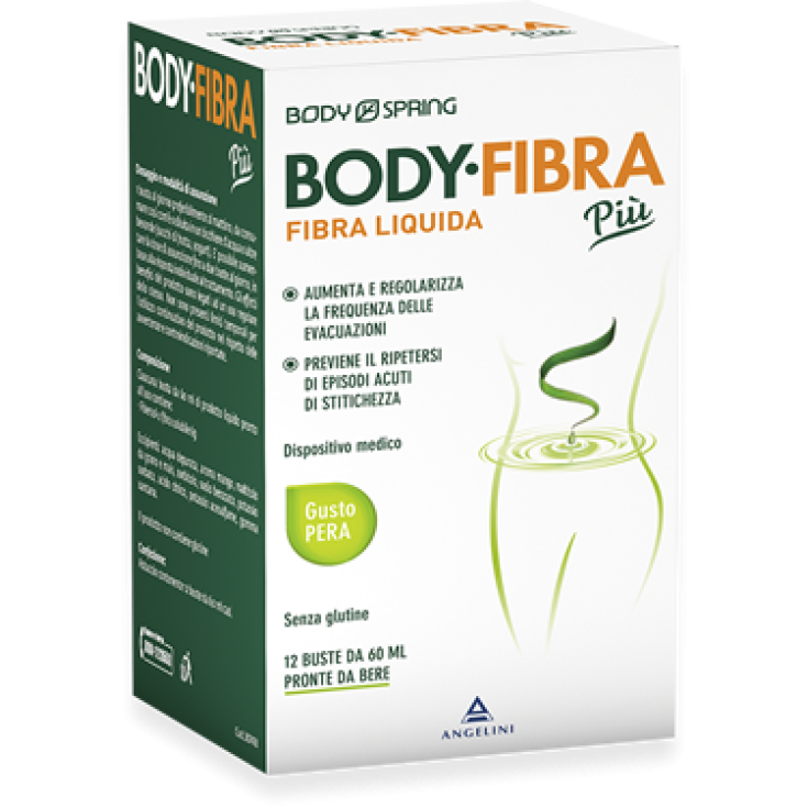 Body Spring Body Fibra Più Gusto Pera Senza Glutine 12 Buste Da 60ml