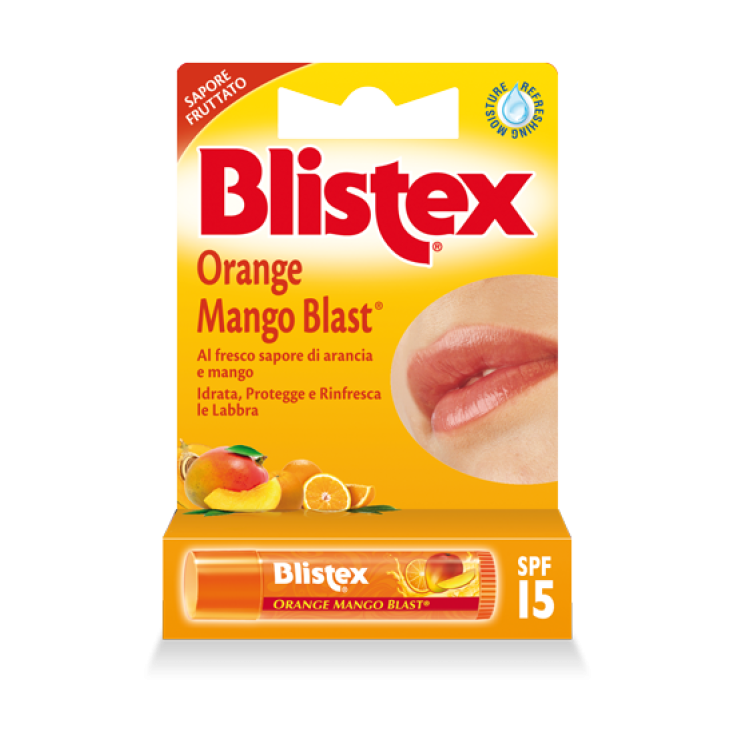 Blistex Orange Mango Blast Protezione Solare Labbra SPF15